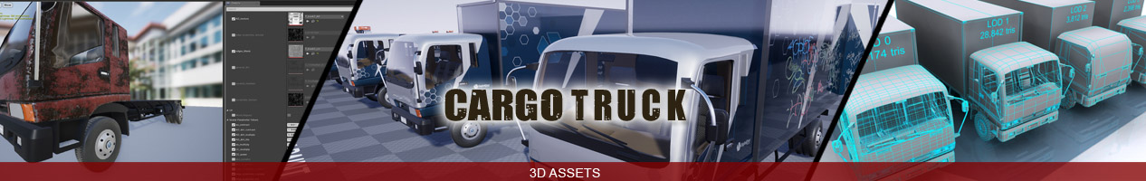 3d cargo truck