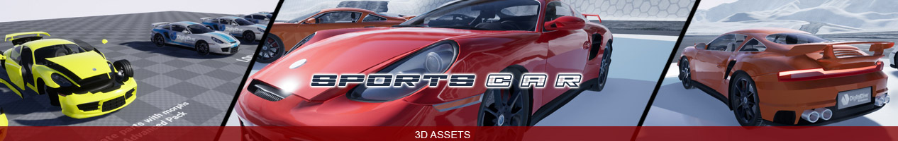 sport car digital model