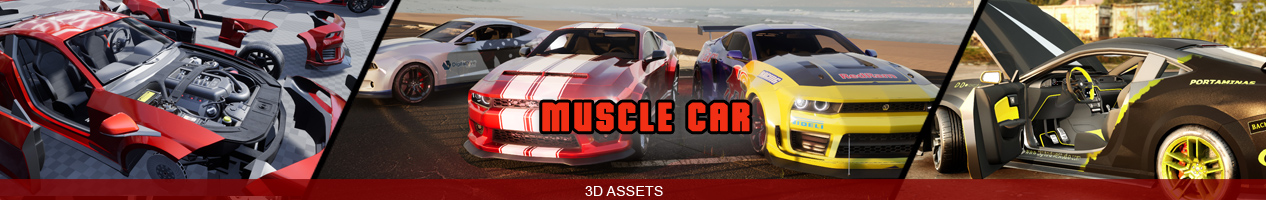 3d Muscle Car