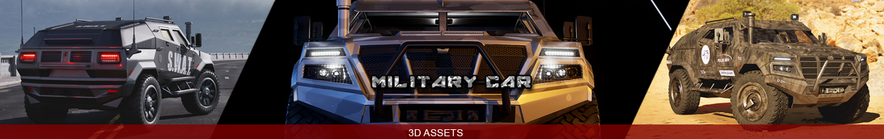 3d Military Car